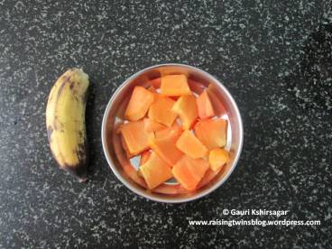 Including fruits like papaya and banana reduces the chances of constipation in infants and toddlers